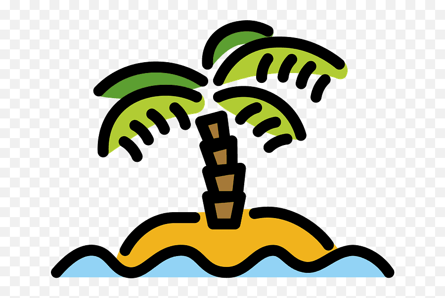 Desert Island - Island Emoji,Woody Emojis For Texting