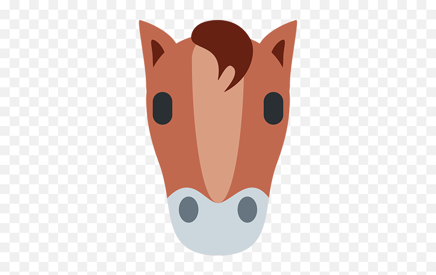 Horse Face - Horse Face Icon Png Emoji,Horse Emojis