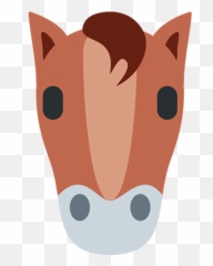 Horse Face - Horse Face Icon Png Emoji,Horse Emojis