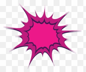 Comic Girl Explosion By Bondswell Inc - Pink Comic Explosion Png Emoji,Iphone Explosion Emoji