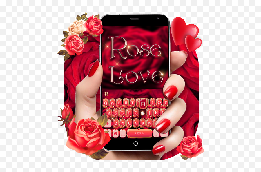 Roselove Keyboard Theme 10 Apk Download - Comikeyboard Mobile Phone Emoji,Messenger Rose Emoticon