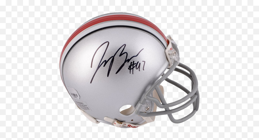 Joey Bosa Autographed Ohio State - Revolution Helmets Emoji,Joey Bosa Emoji