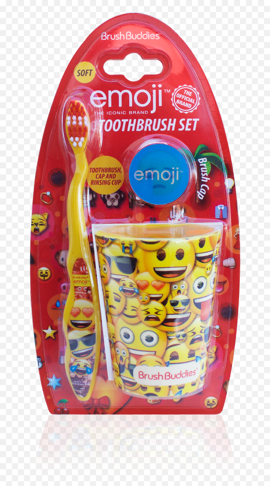 Emoji Manual Toothbrush Gift Set U2013 Brush Buddies - Toy,Horrified Manual Emoji