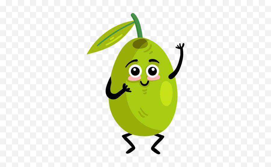 Olive Leaf Flat Transparent Png U0026 Svg Vector - Cartoon Lettuce Png Emoji,Kawaii Potato Emotion