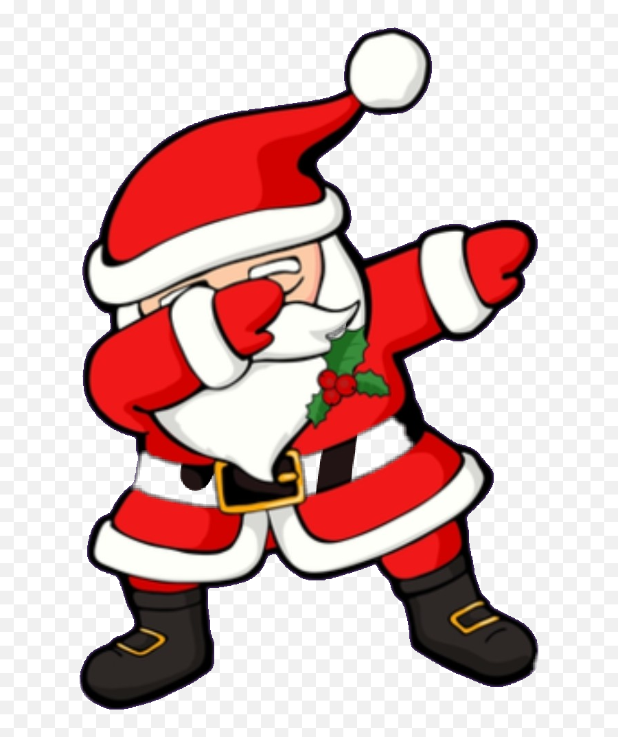 Dabbing Santa Clipart - Full Size Clipart 1114689 Santa Claus Dabbing Png Emoji,Santa Clause Emoticon