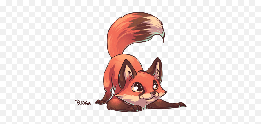 Latest Project - Lowgif Cute Fox Drawing Emoji,Pusheen Emotions