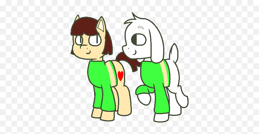 Itspeppertime Asriel Dreemurr Chara Ponified Safe Emoji,Asreil Dremurr Emotions Undertale