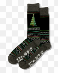 Menu0027s Christmas Tree Crew Socks U2013 Hotsox Emoji,Christmas Tree Emojis Transparent Background