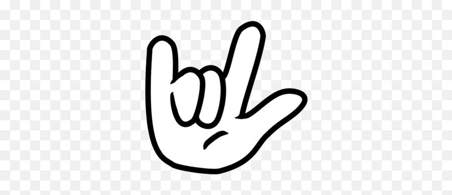 Asl With Julie By The Deaf For Local Friends Emoji,Rock On Hand Sign Emoji