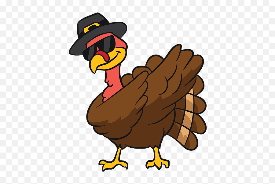 Dabbing Turkey Thanksgiving Day Turkey With Pilgrim Turkey Coffee Mug Emoji,Small Emoji For Turkey