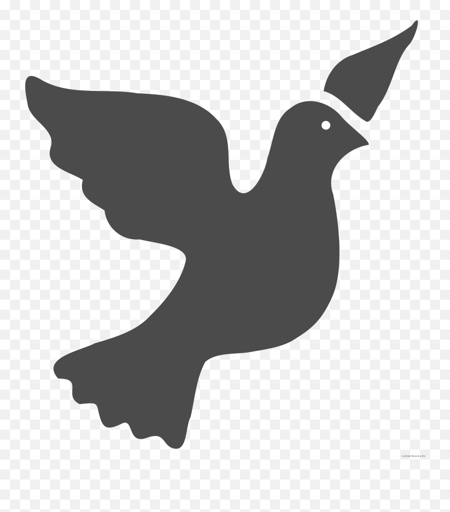 Download Peace Dove Clipart - Dove Stencil Emoji,Dove Of Peace Emoji