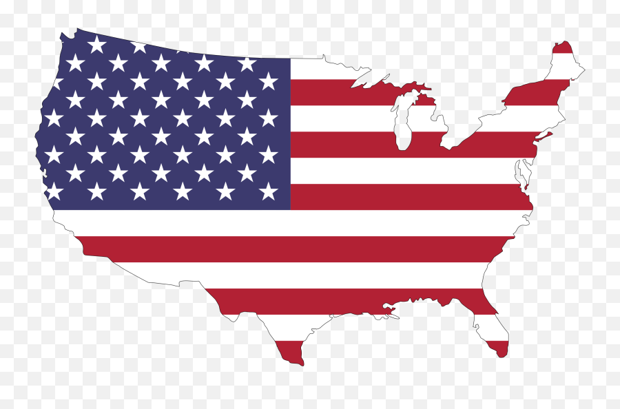 American Flag Country Vector Clipart - America Country And Flag Emoji,America Flag Emoji