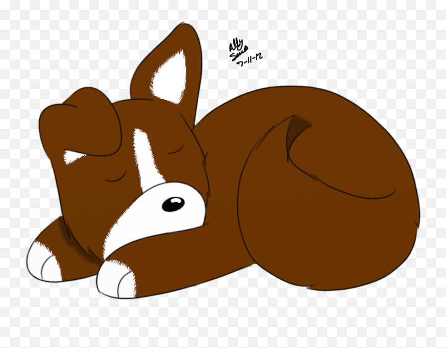 Jul 11 - Sleeping Dog Clipart Png Emoji,Sad Puppy Emoji