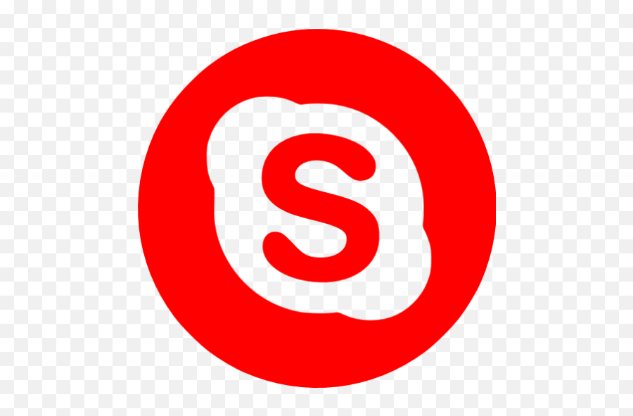 Red Skype 4 Icon - Skype Icon Orange Emoji,Skype Skull Emoticon