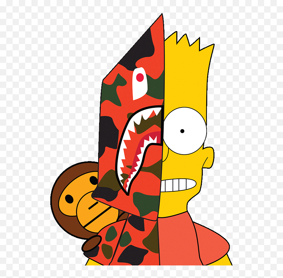 Wallpaper Middle Finger Wallpaper - Simpson X Bape Emoji,Stinkefinger Emoji Iphone