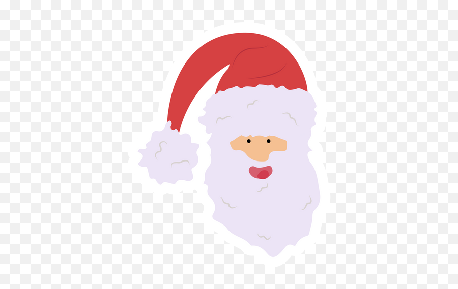 Santa Claus Icon Of Sticker Style - Available In Svg Png Santa Claus Emoji,Emoji Santa And Christmas Tree
