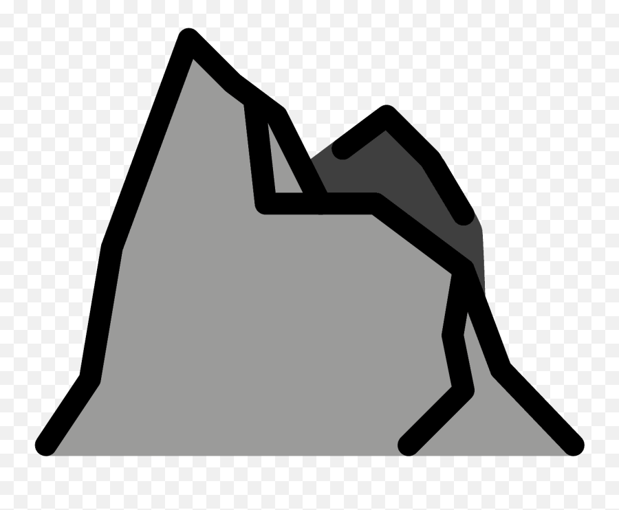 Mountain Emoji Clipart - Language,Fuji Emoji