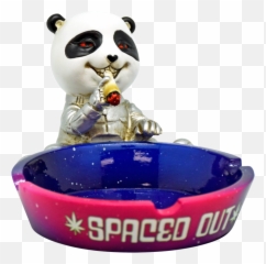 Spaced Out Panda Ashtray - Panda Ashtray Emoji,Panda Emoji Facebook