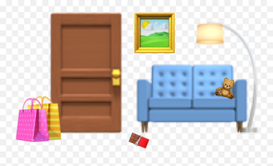 Evening Cute Lazy Living Sticker - Furniture Style Emoji,Lazy Emoji