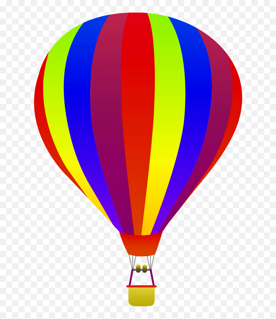 Air Balloon Png Png Download - 4 Cartoon Hot Air Balloons Emoji,Hot Air Balloons Emoticons For Facebook