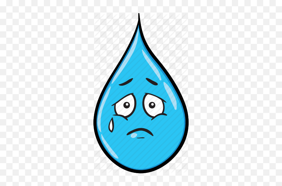 Cartoon Drop Emoji Rain Smiley Icon - Download On Iconfinder Cry Donut,Rain Emoji