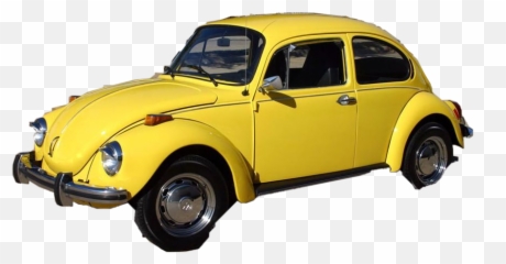 Beetle Vintage Yellow Sticker - Antique Car Emoji,Punch Buggy Emoticon