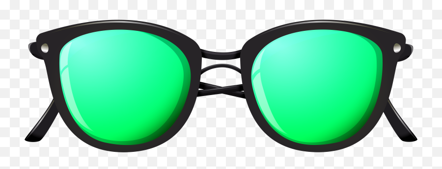 Sunglasses Clipart Green Sunglasses Green Transparent Free - Colour Sunglasses For Men Png Emoji,Emoji Sunglasses Green