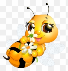 Queen Bee Clip Art - Girl Bee Cartoon Emoji,Queen Emoji Clip Art