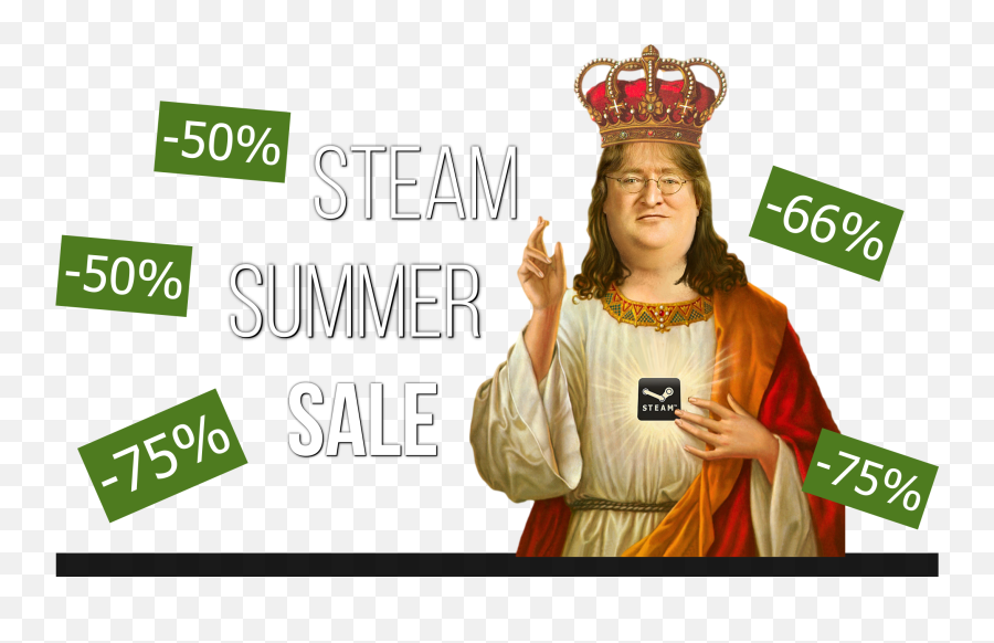 News - Our Lord And Saviour Gaben Newell Emoji,Cheap Steam Emoticons That Sell For 80 Gems