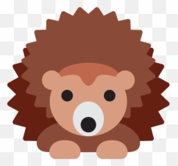 Hedgehog Emoji - Menza,Porcupine Emoji