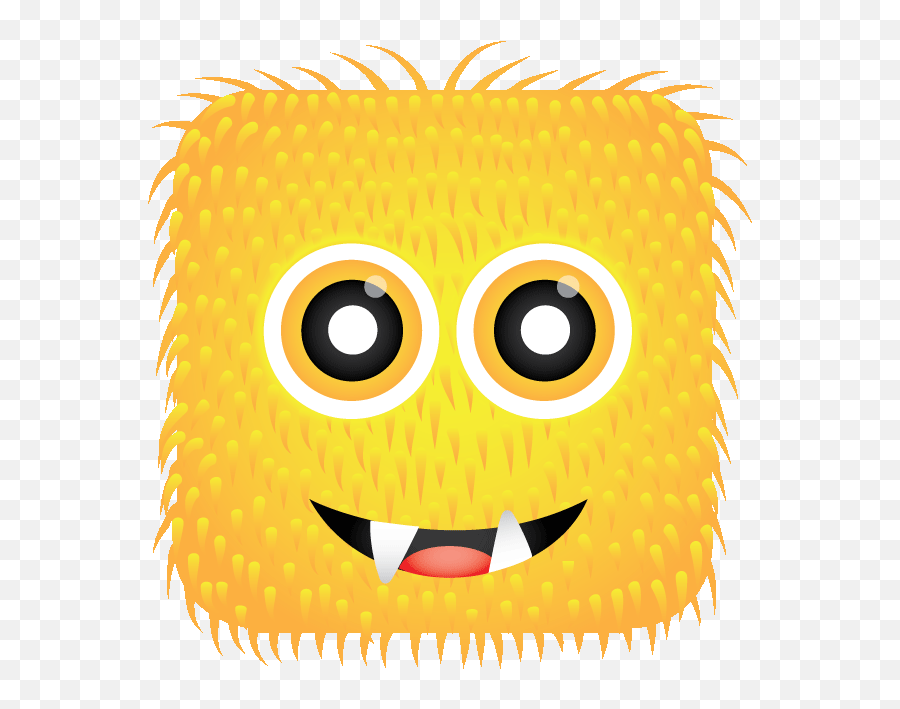 Monstercons - Wide Grin Emoji,Brown Harmful Monster Emoticon