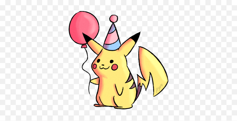 Happy Bday - Pikachu Happy Birthday Drawing Emoji,Pikachu Emotions