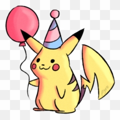 Happy Bday - Pikachu Happy Birthday Drawing Emoji,Pikachu Emotions