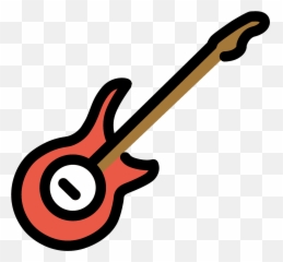 Guitar Emoji Clipart,Banjo Emoji