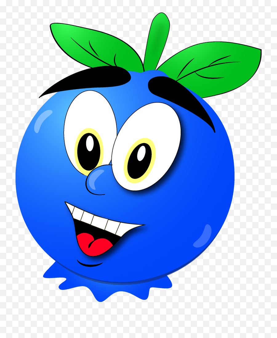 Download Fruit Salad Blueberry Balloon Shooter Dart Shooting - Cartoon Cute Blueberry Clipart Emoji,Balloon Emoticon On Facebook