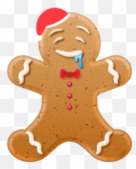 Christmas Gingerbread Emoji By Beijing Mavericks Link - Cartoon Transparent Gingerbread Man,Clown Emoji Ios 10
