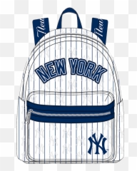 Ny Yankees Pinstripes Mini Backpack - Loungefly Mini Backpack Yankees Emoji,Yankees Show Of Emotion