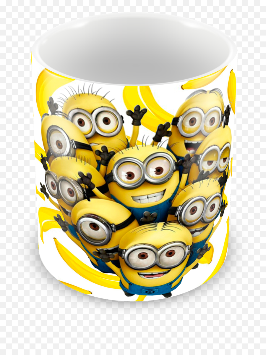 Caneca Minions De Plástico - Minions In Heart Shape Emoji,Emoticons Meu Malvado Favorito