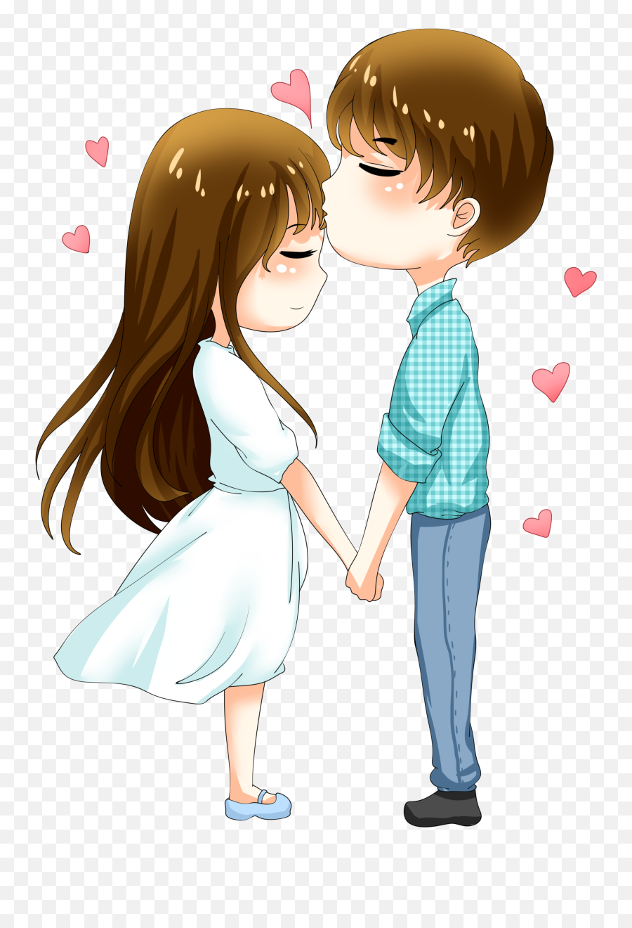Hd Cute Couple Png Image Free Download - Cute Couple Pic Hd Emoji,Couple Kissing Emoji