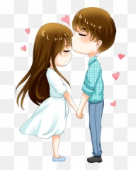Hd Cute Couple Png Image Free Download - Cute Couple Pic Hd Emoji,Couple Kissing Emoji