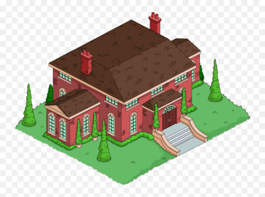 Buildingsthe Simpsons Tapped Out Addictsall Things The - Wolfcastle Mansions Simpsons Emoji,Simpsons Tapped Out Wiki Homer Emoticons