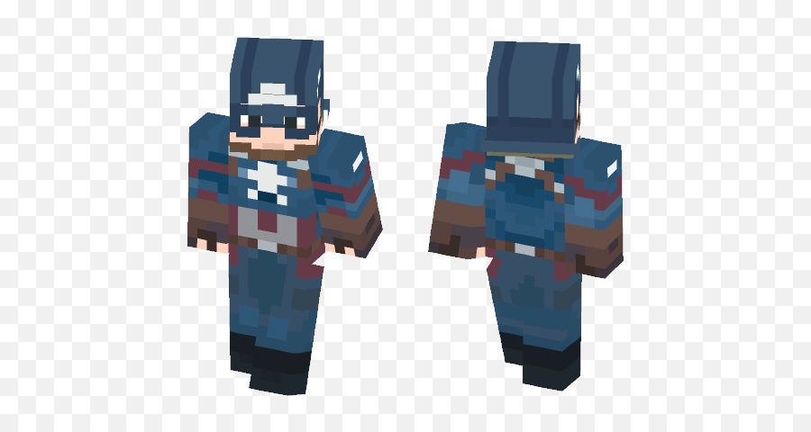 Download Captain America - Solid Snake Skin Minecraft Emoji,Captain America Civil Ware Emojis