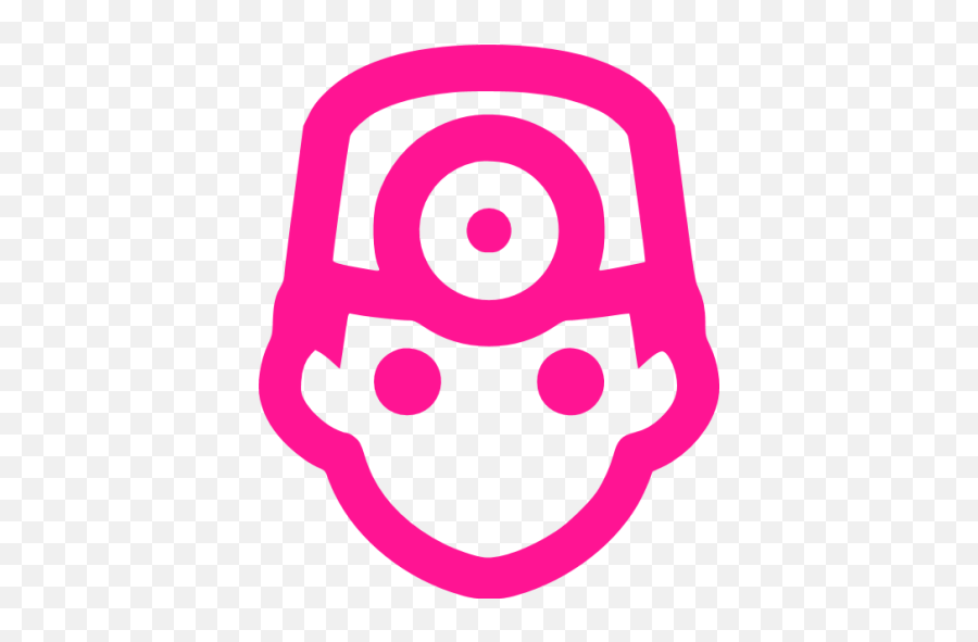 Deep Pink Doctor Icon - Free Deep Pink User Icons Cook Orange Icon Emoji,Doctor Emoticon