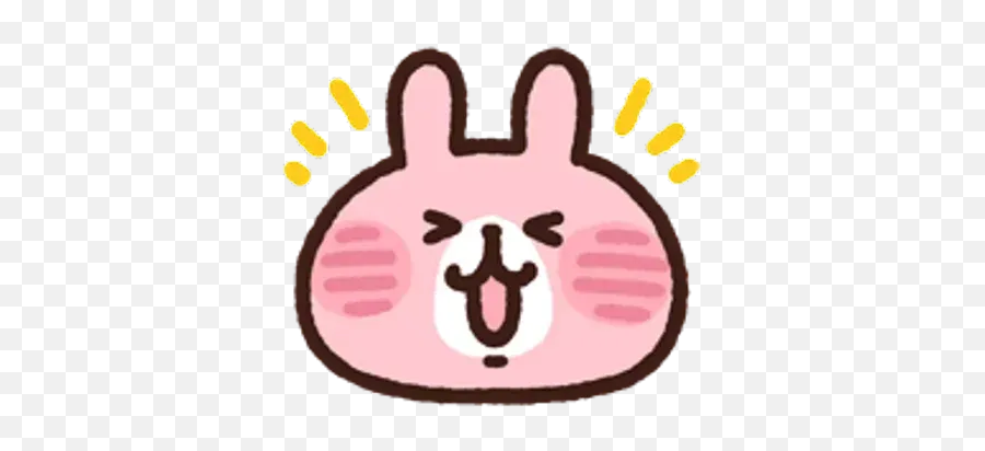 Kanahei Pisuke Sticker Pack - Kanahei Sticker Emoji,Kanahei Rabbit Emoticon