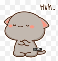 Mochi Mochi Peach Cat Whatsapp Stickers - Stickers Cloud Mochi Mochi Peach Cat Gif Angry Emoji,Peachy Emojis