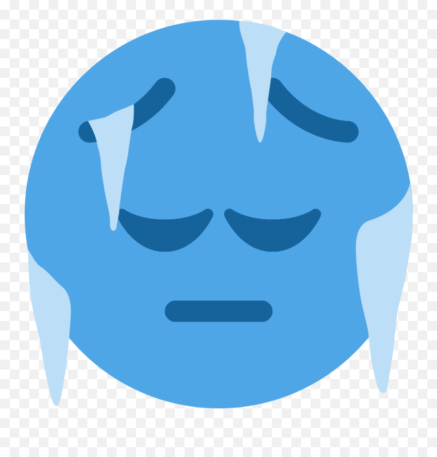 Coldpensive - Cold Face Emoji Twitter,Pensive Emoji