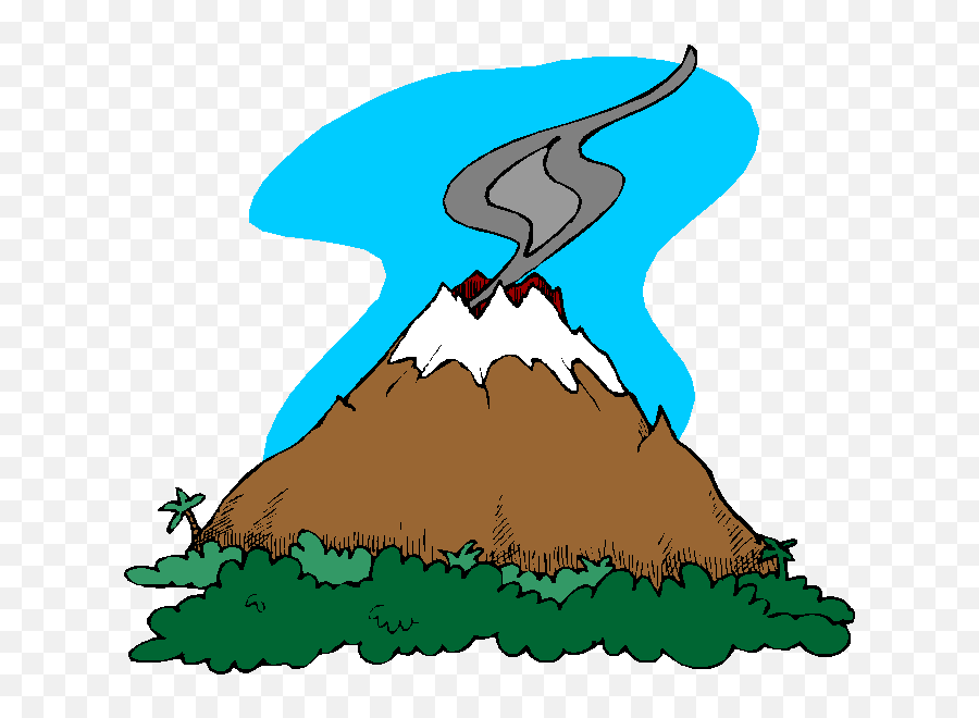 Landscape Clipart Volcano Landscape Volcano Transparent - Volcano Clip Art Emoji,Volcano Emoji