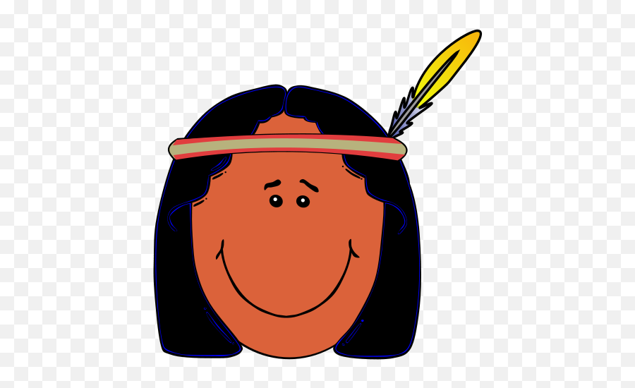Free Clipart Native American People - Clipartix Native American Face Clip Art Emoji,Indian Emoji