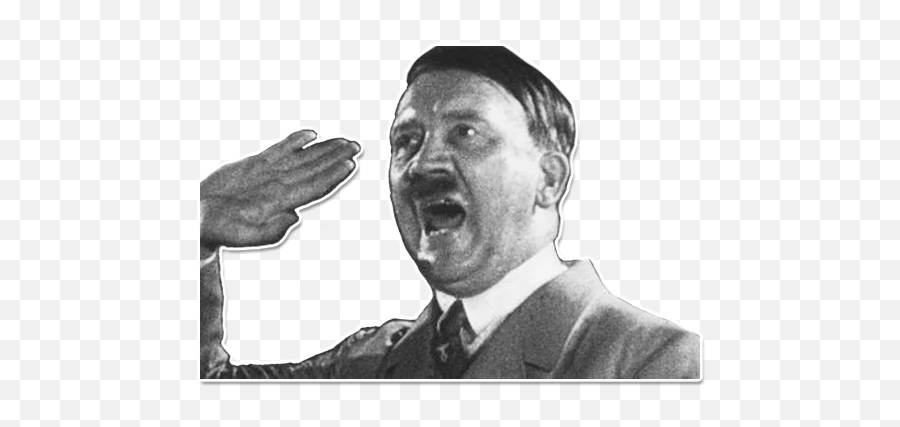 Telegram Sticker From Adolf Hitler Pack Emoji,Hitler Emoji