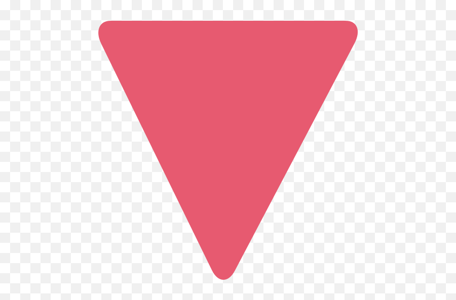 Emoji Down - Pointing Red Triangle Copy And Paste U2013 Emojis,Pointing Emojis